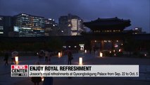 Enjoy Joseon's royal refreshments at Gyeongbokgung Palace