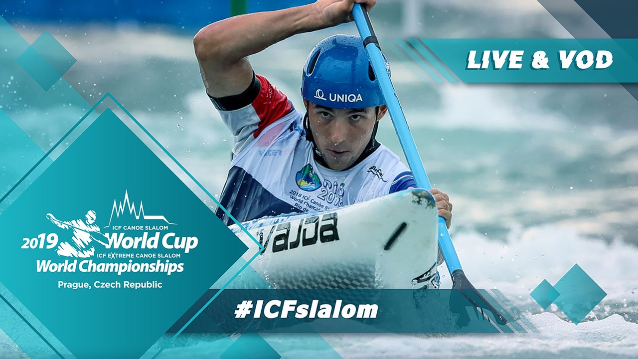2019 ICF Canoe Slalom World Cup 5 Prague Czech Republic / Heats – C1w, K1m