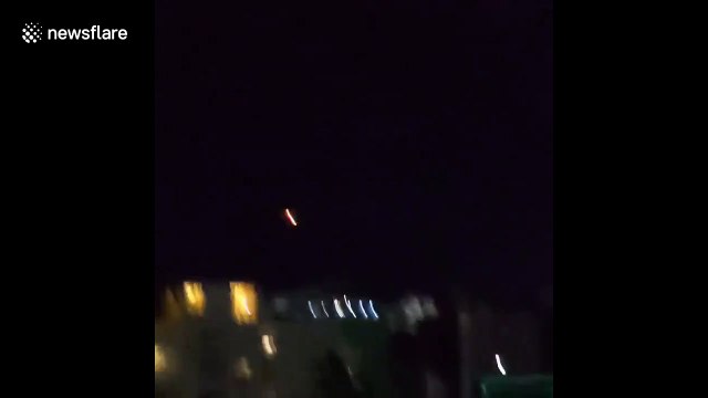 AirAsia plane makes emergency landing after engine bursts into flames