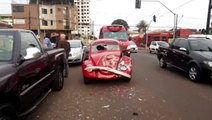Criança de cinco anos fica ferida em acidente na Rua Recife