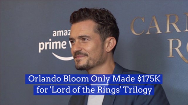 Orlando Bloom Didn't Get Paid Much For 'Lord Of The Rings' Role