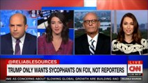 Panel on Donald Trump only wants sycophants on Fox, not reporters. #ReliableSources #News #CNN #DonaldTrump