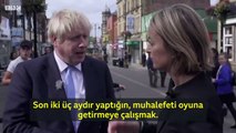 Boris Johnson'a protesto: Burada değil, Brüksel'de olman gerek, halkla oyun oynuyorsun
