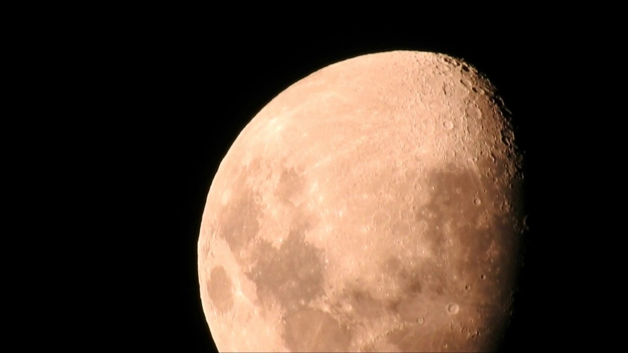 Media Luna...Half moon rising Santiago, Chile