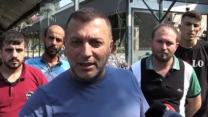 Mersin'de imara aykırı olan kafe yıkıldı