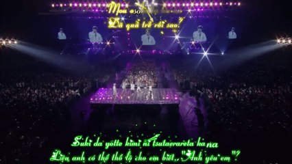 [Vietsub + Kara][Live] Sayonara No Mae Ni - AAA