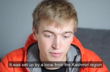 Medical student Christopher Pickles talks about his recent trip to Kashmir. Video by Tony Johnson.