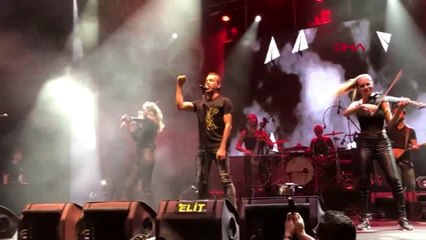 Manisa haluk levent'ten önce konser, sonra alanda temizlik