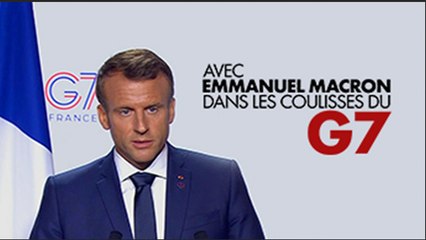 Avec Emmanuel Macron : dans les coulisses du G7