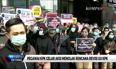 Pegawai KPK Gelar Aksi Menolak Rencana Revisi UU KPK