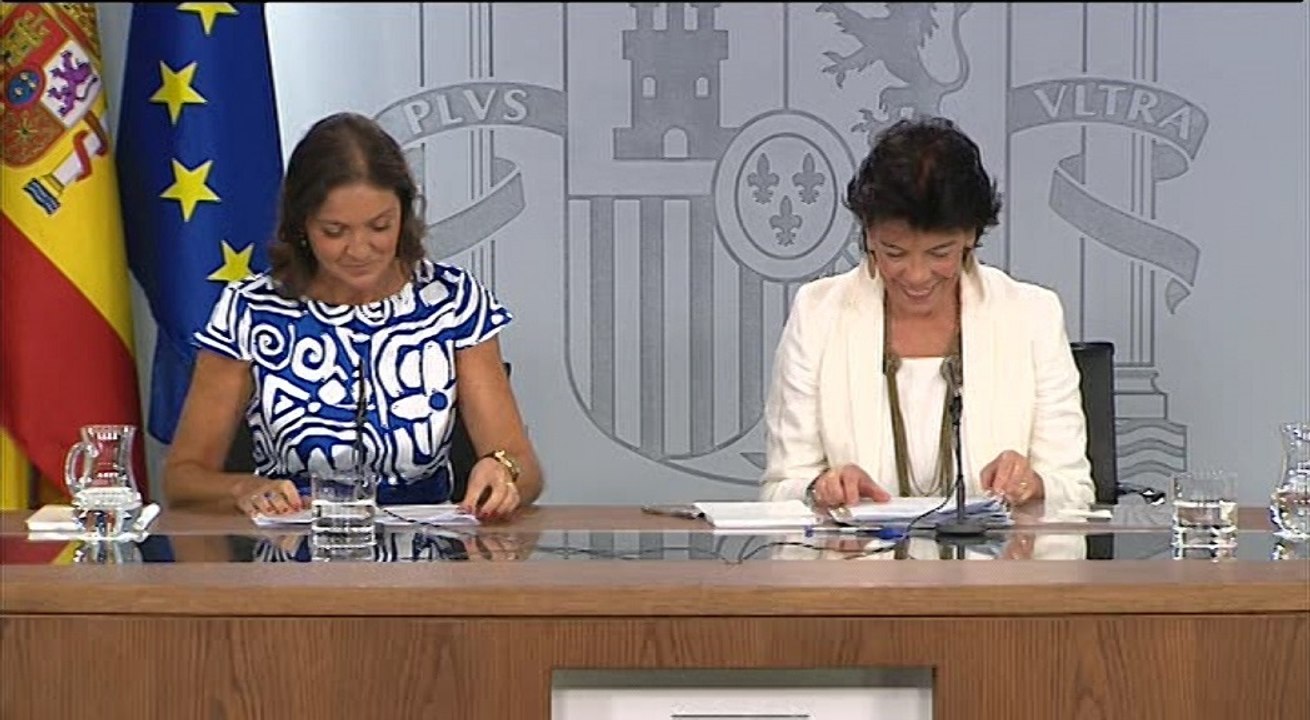 Celaá y Maroto en rueda de prensa