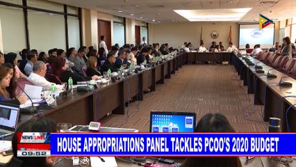 House appropriations panel tackles PCOO's 2020 budget