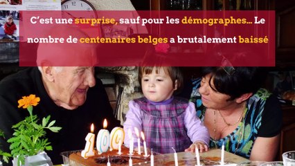 Étonnant: le nombre de centenaires s’est effondré