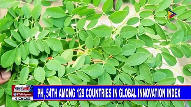 PH, 54th among 129 countries global innovation index