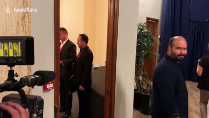 Johnny Depp and Mark Rylance seen at Venice Film Festival