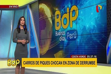 Costa Verde: autos quedaron destruidos tras presunta carrera de ‘piques’