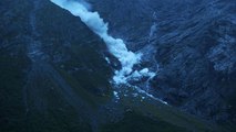 Norvegia, un pezzo di montagna si stacca dopo anni di allarmi ed evacuazioni