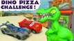 Hot Wheels Dinosaur Racing Challenge with Disney Pixar Cars 3 Lightning McQueen vs Toy Story 4 & Transformers Bumblebee Full Episode English
