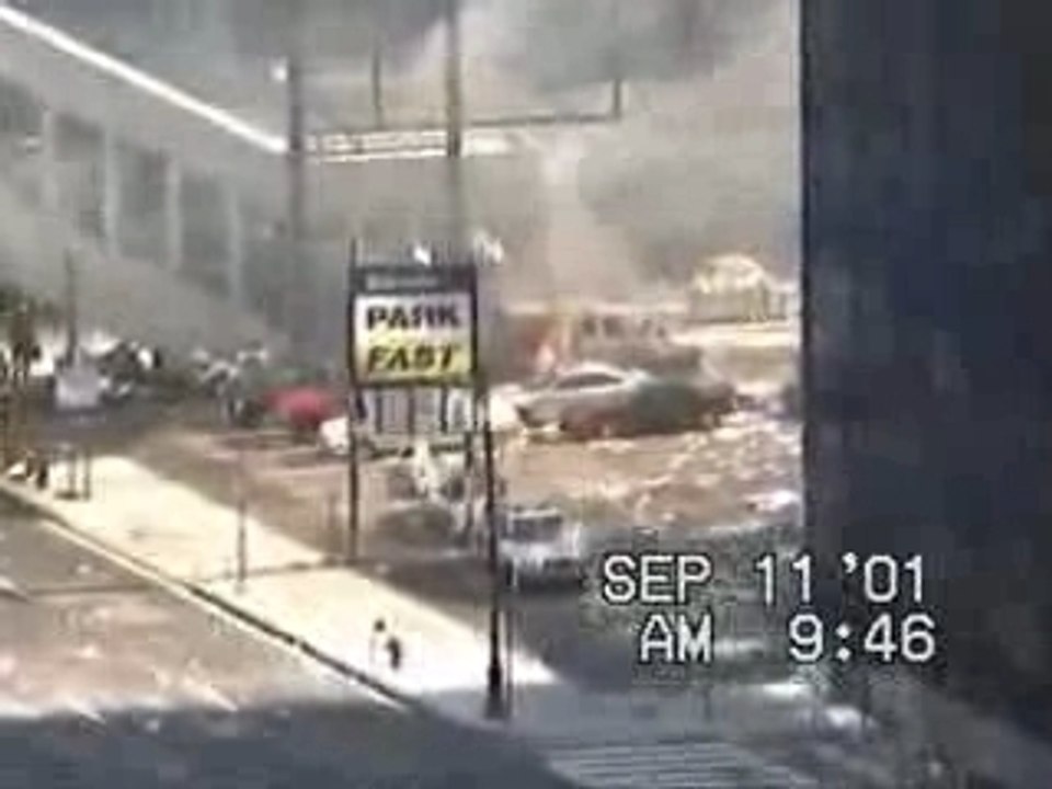 Smoke from base of WTC