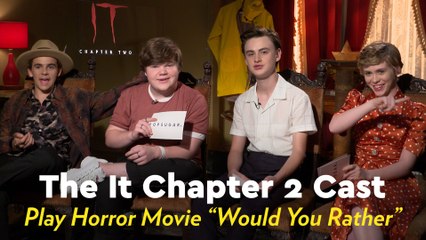 The It Chapter 2 Cast Played an Intense Game of Horror Movie "Would You Rather," and I'm Still Creeped Out