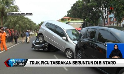 Truk Picu Tabrakan Beruntun di Bintaro