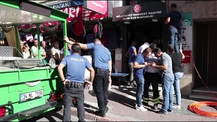 Fatih'te elektrik akımına kapılan kişi hayatını kaybetti