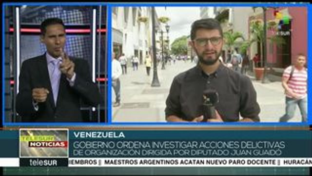Venezuela: denuncia gob. organización criminal liderada por Guaidó