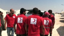 Türk Kızılaydan Azez'deki Suriyelilere yardım eli