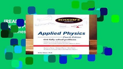 [READ] Schaum s Outline of Applied Physics, 4ed (Schaum s Outlines)