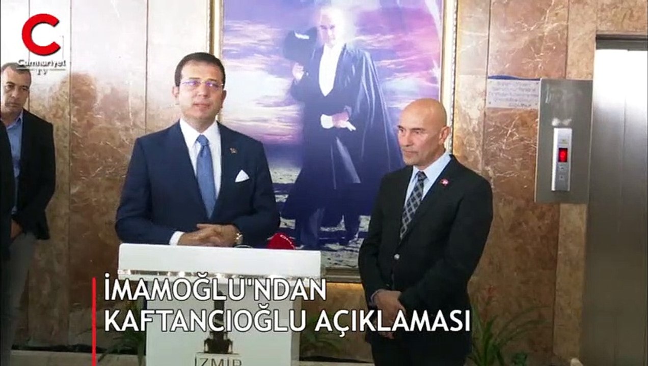 İmamoğlu'ndan Kaftancıoğlu açıklaması