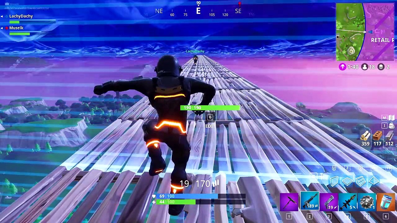 Building The ULTIMATE SKY BRIDGE In Fortnite Battle Royale!