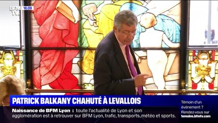 Patrick Balkany chahuté à Levallois-Perret