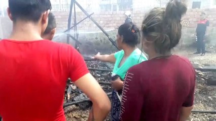 Yangında kurtarılan güvercinine öpüp sarıldı