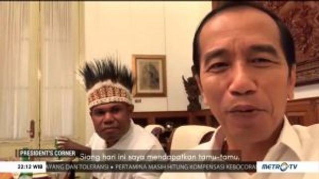 Vlog Jokowi Bersama Pemuda Papua