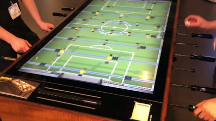 Un babyfoot numérique avec un écran LED... La classe