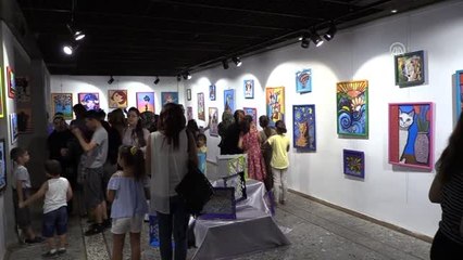 Çocuk Sanat Merkezi yaz kursları sergisi