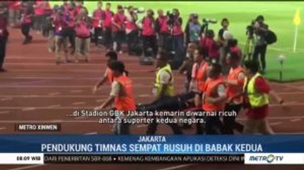 Ricuh Warnai Laga Indonesia vs Malaysia
