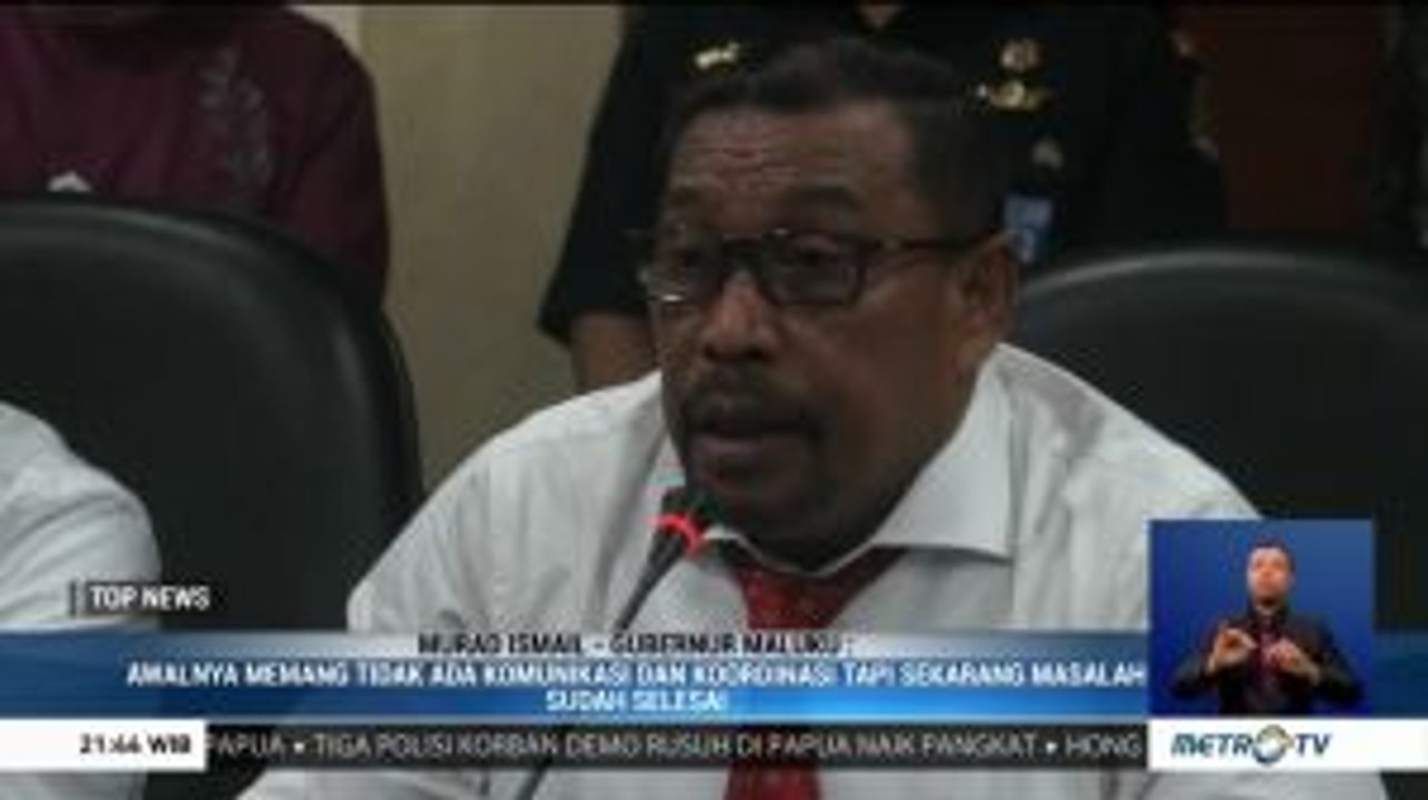 Gubernur Maluku dan Menteri Susi Berdamai