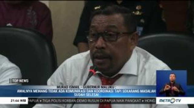 Gubernur Maluku dan Menteri Susi Berdamai