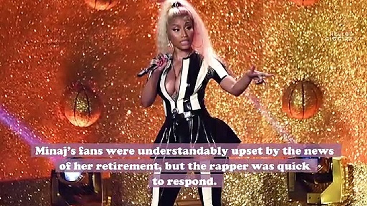 Nicki Minaj announced she’s retiring from music to have a family—then deleted the tweet