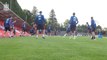 Entrenamiento de la Selección española de fútbol en Mareo, Asturias