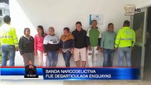 Banda de narcotraficantes fueron detenidos en operativo realizado en la provincia del Guayas