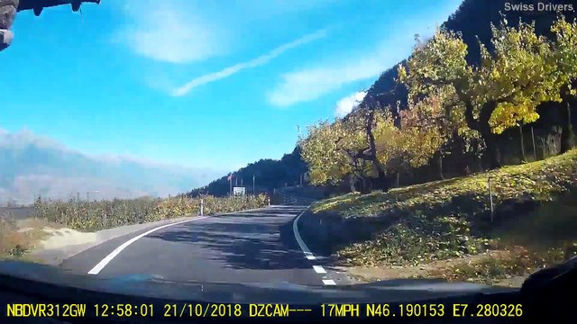 Beautiful Switzerland Alpes Mountain Ride Aproz Veysonnaz Sion Aproz Valais