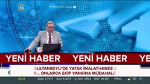 İstanbul Sultanbeyli'de yatak imalathanesi alev alev yanıyor