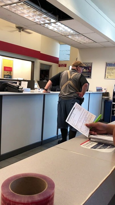 Postal Customer Slinging Slurs