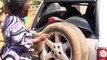 Somewhere in Africa: wife destroys husband's most expensive car for cheating