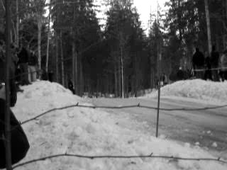 ronde du jura Saxo en sortie de route