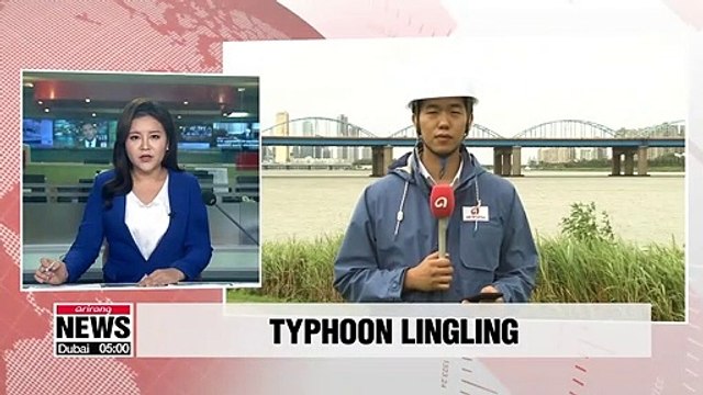 Typhoon Lingling hits Korean Peninsula