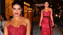 Priyanka Chopra HOT Red Outfit At Vanity Fair's Best Dressed Party 2019