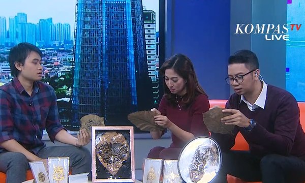 Dialog: Unik & Kreatif, Karya Seni Lukis dengan Media Daun Kering